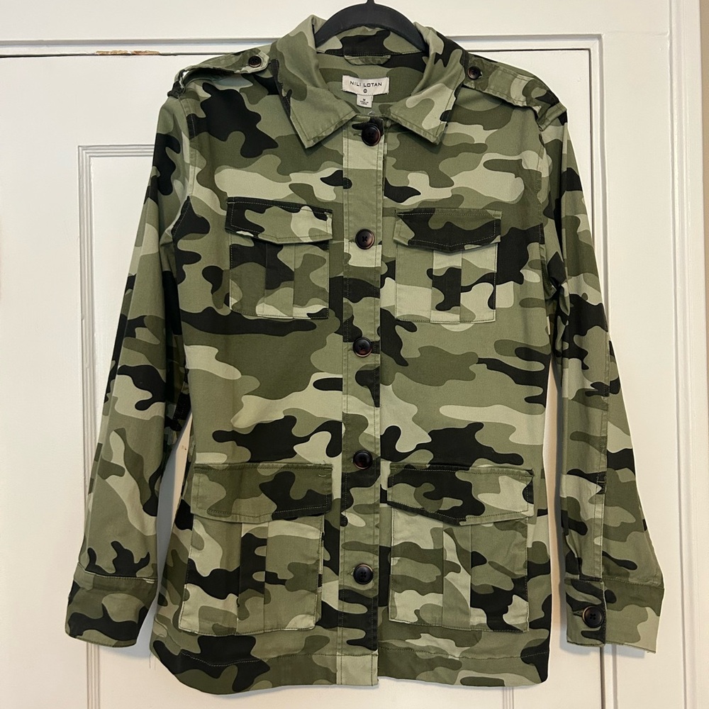 NWT Nili Lotan xTarget Camo Utility Jacket M